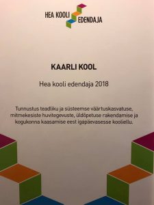 HEA KOOLI EDENDAJA 2018
