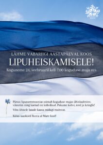 Lähme koos lipuheiskamisele!