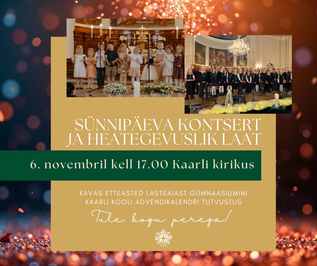 Tule kooli sünnipäevale!