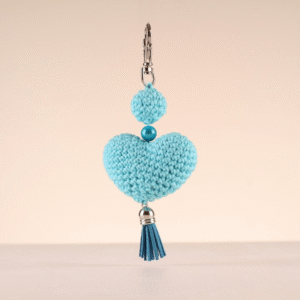 Heegeldatud võtmehoidja - sinine süda