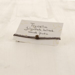 Käepael poolvääriskiviga - tiigrisilm