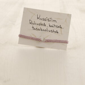 Käepael poolvääriskiviga - kassisilm