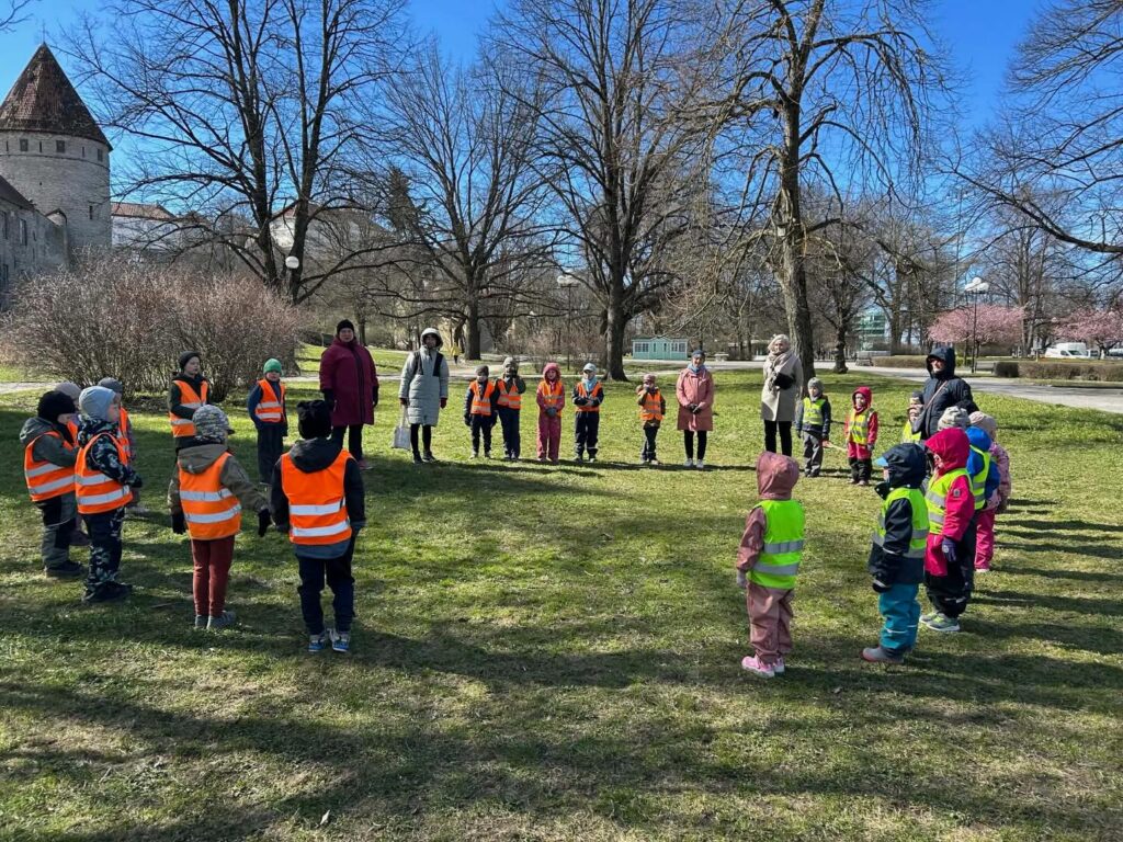 Jüriööjooks lasteaias